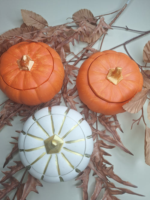 Pumpkin Candle Vessel
